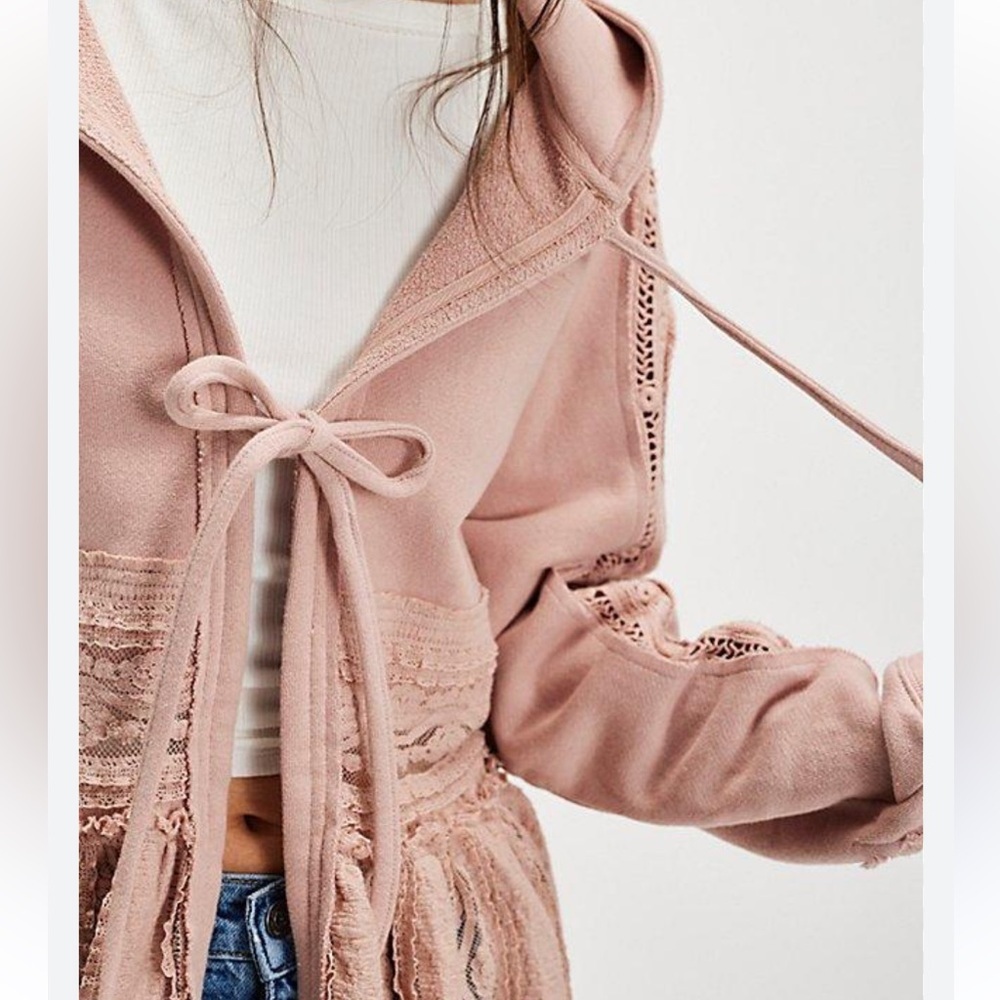NWT New Free People Candy Sweatshirt Size Large - Picture 5 of 7